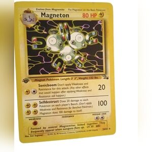 Magneton Pokémon Card